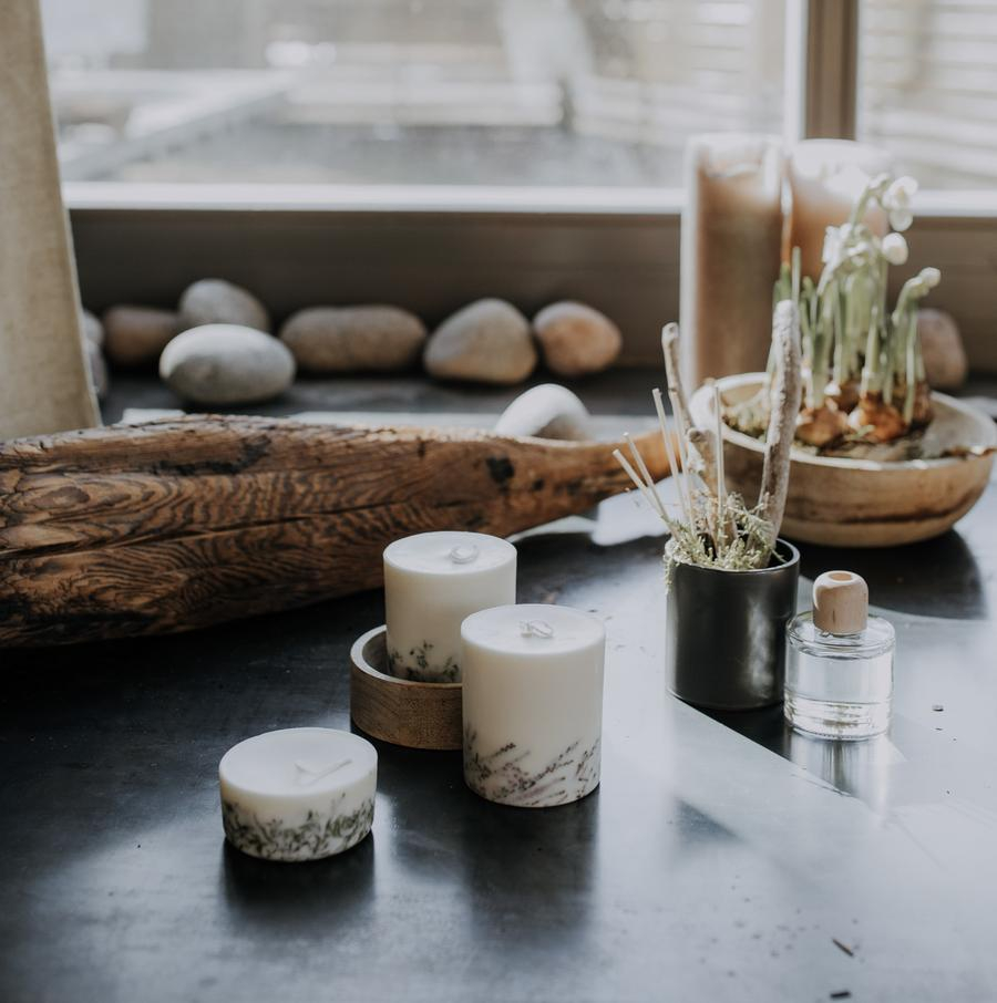 Soy wax candle - 515ml - Heather