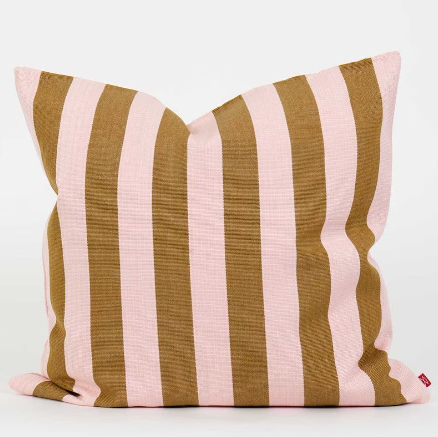 Housse de coussin Emanuela - 50x50cm - light pink//brown