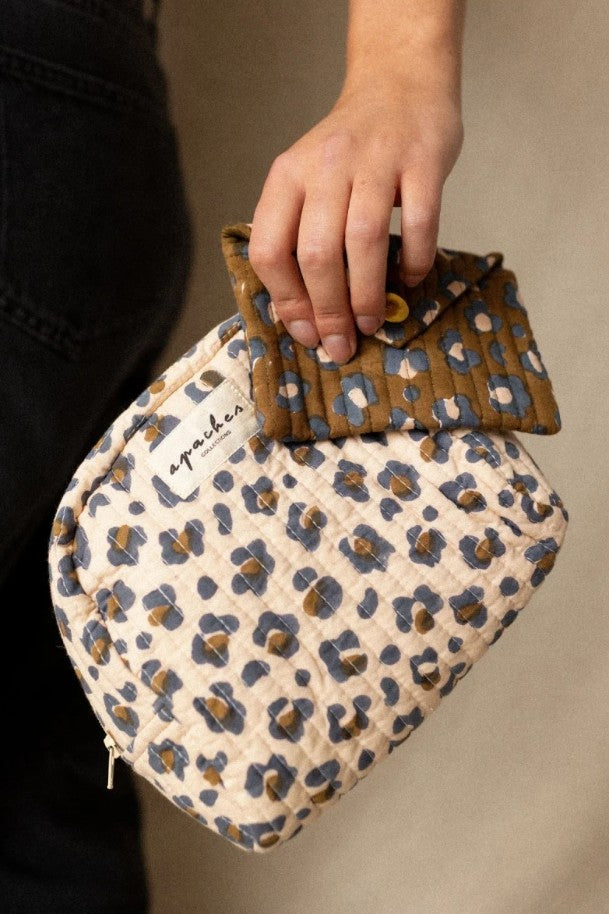 Petite enveloppe Ravi - Léopard - Tapenade