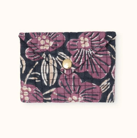 Petite Enveloppe Ravi - Amaryllis - Navy Cherry