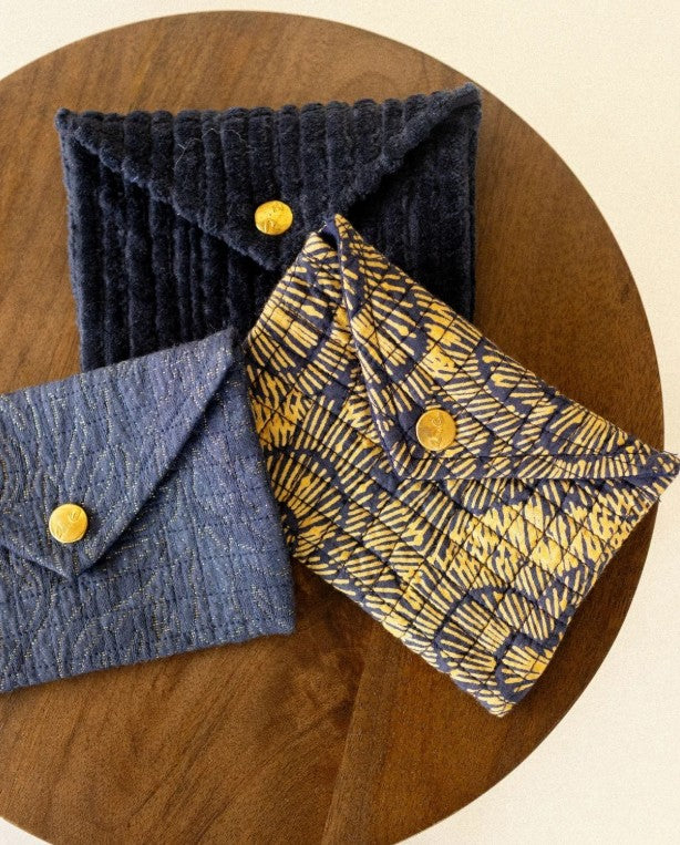 Petite Enveloppe Ravi - Fireworks - Navy