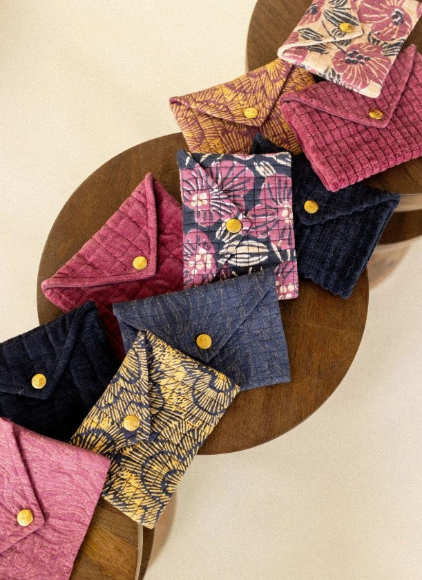 Petite Enveloppe Ravi - Fireworks - Navy