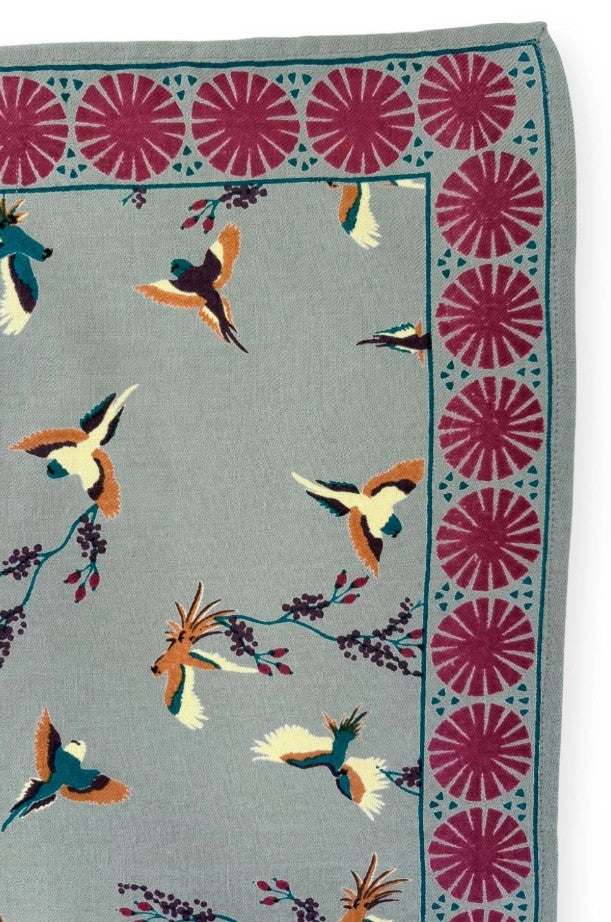 Foulard Latika - Cerisier - Grey