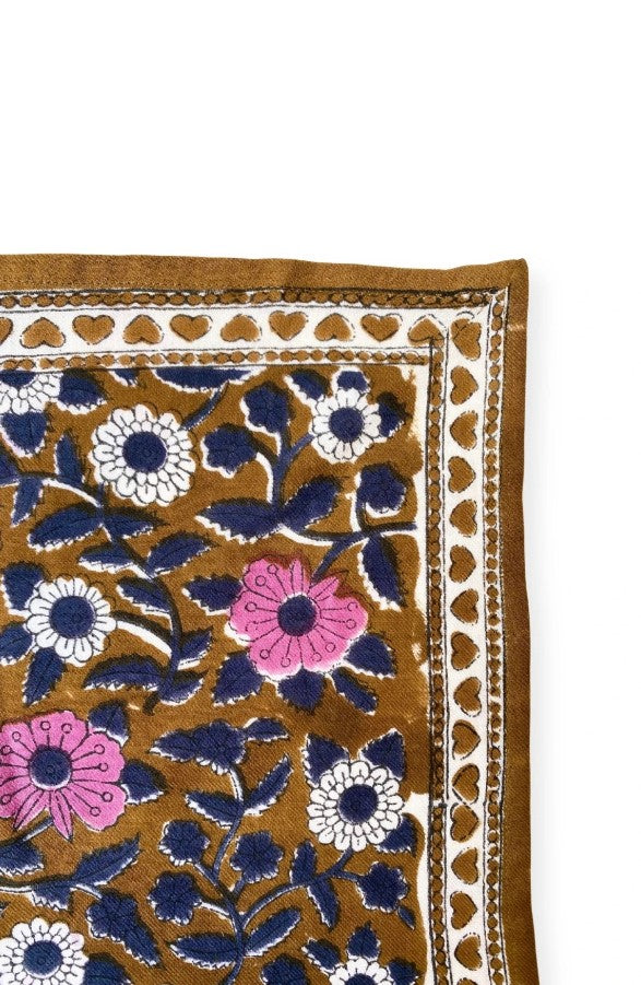 BIG Foulard Latika - Coeur - Tapenade