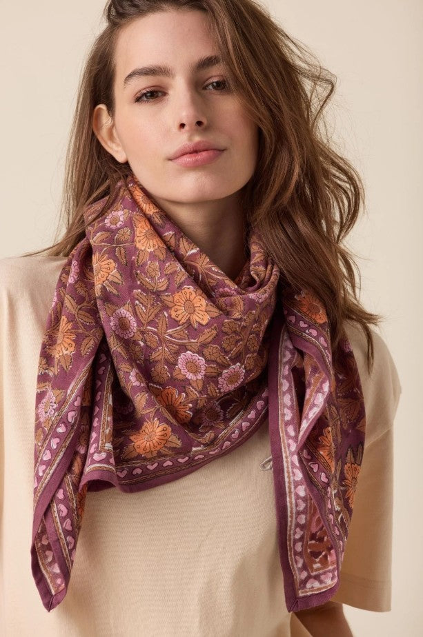 BIG Foulard Latika - Coeur - Truffe