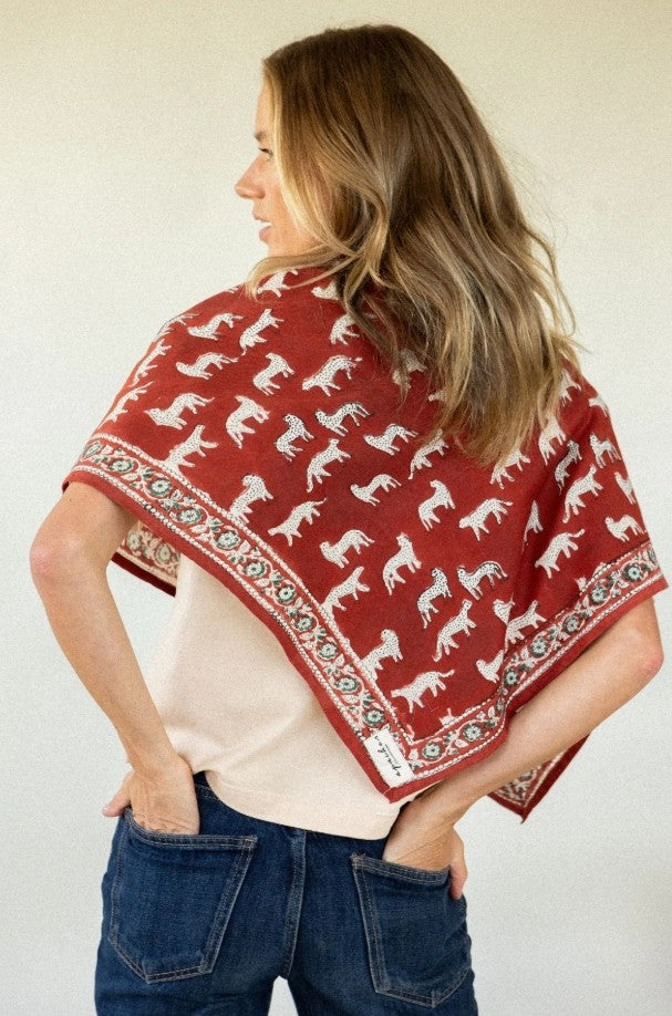 Foulard Latika - Bengale - Fire