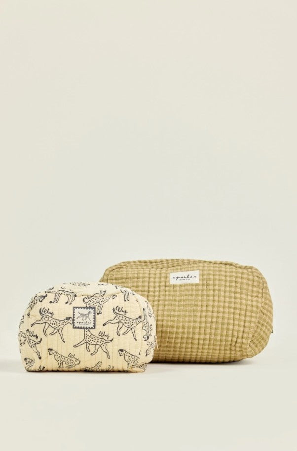 Trousse Gayane - Checkmate - Khaki
