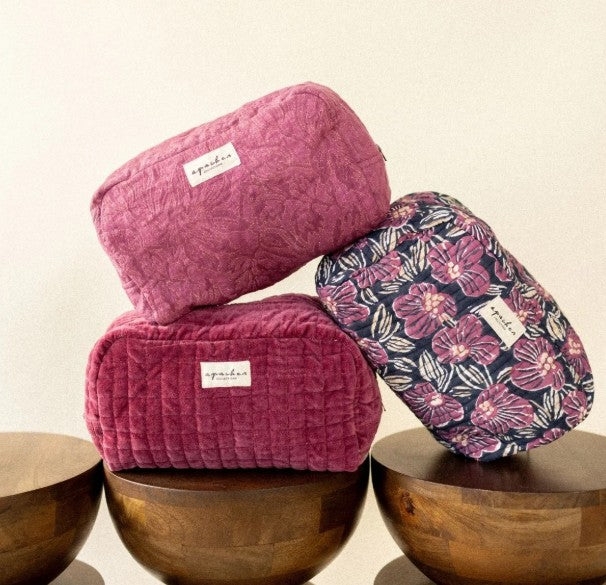 Trousse Gayane - Amaryllis - Navy Cherry