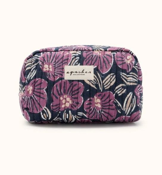 Petite trousse Gaya - Amaryllis - Navy Cherry
