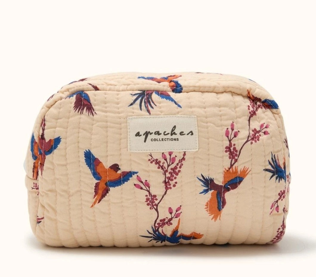 Petite trousse Gaya - Cerisier - Macadamia Dahlia