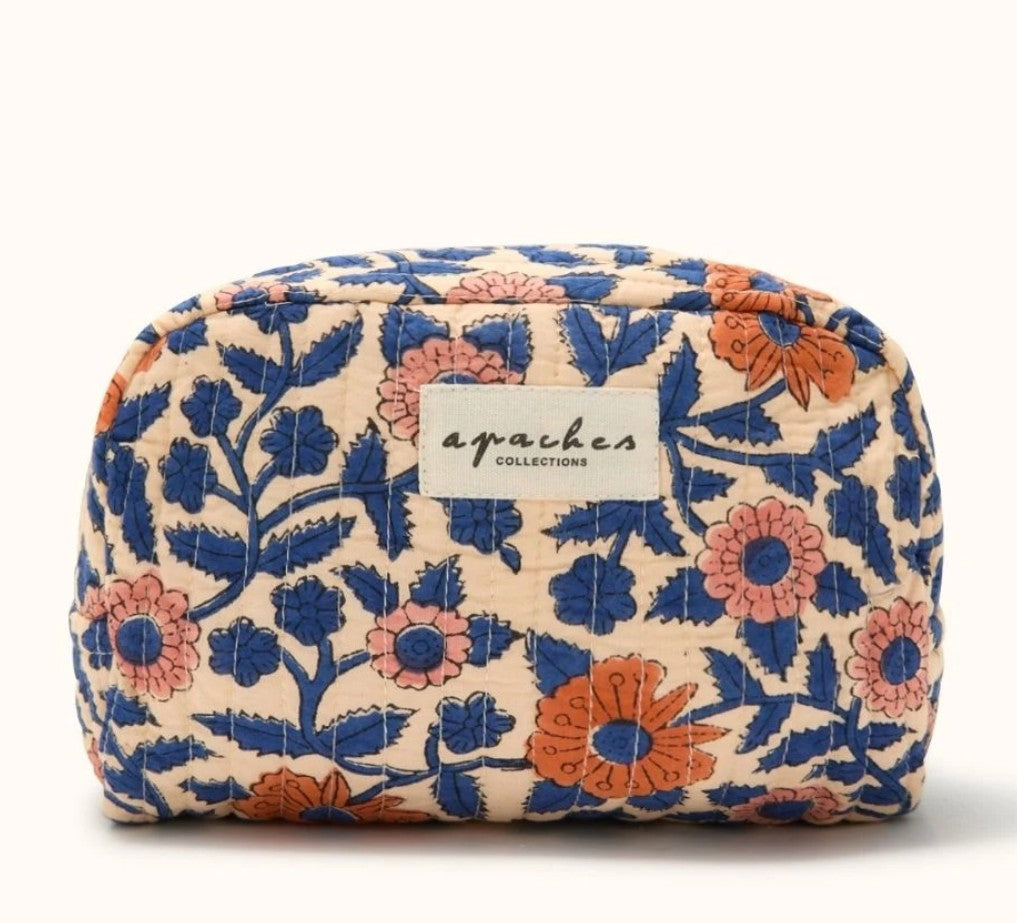 Petite Trousse Gaya - Coeur - Bleu royal