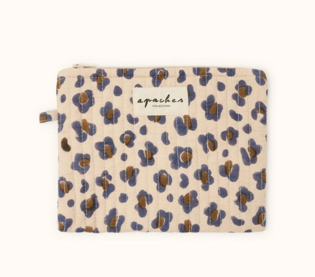 Mini pochette Mana - Léopard - Macadamia
