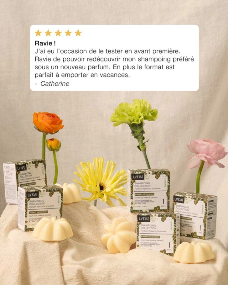 Shampoing solide - Collection - Rhubarbe sésame