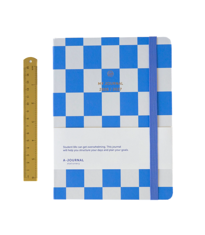 My journal - Agenda 2027 - Carreaux - Lavande