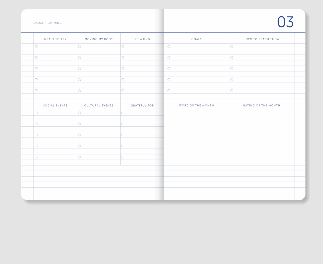 My journal - Agenda 2027 - Carreaux - Lavande