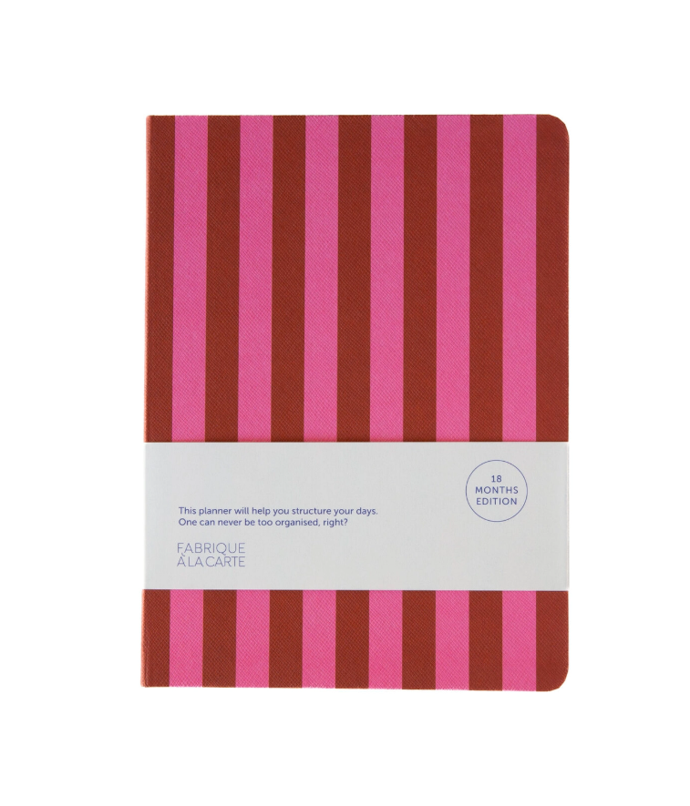 Fabrique - Agenda 2027 - Rayures - Rose