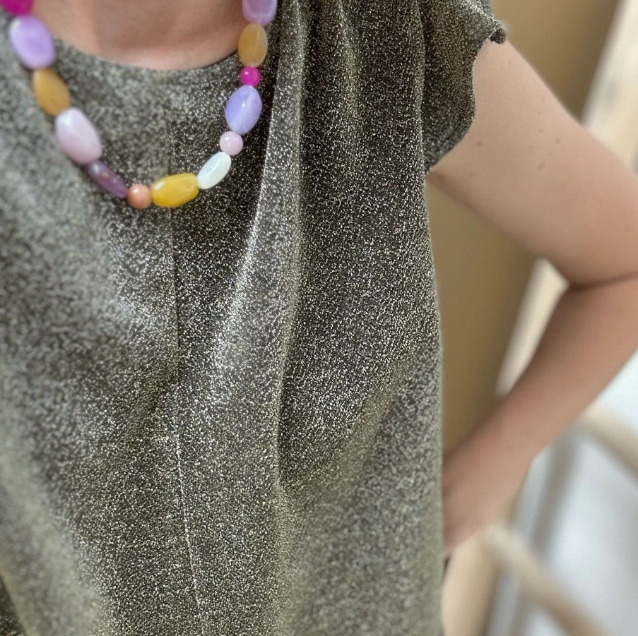Collier Carmen - Multi rose