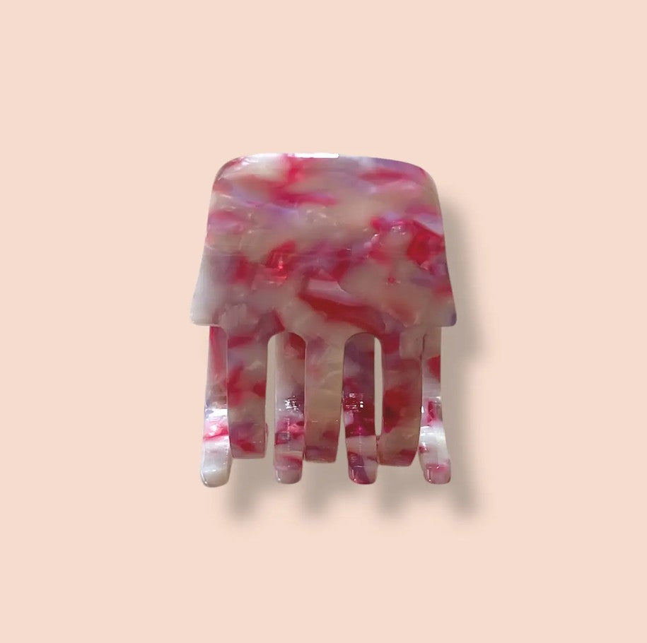 Pince à cheveux - Hippo - tie&die violine
