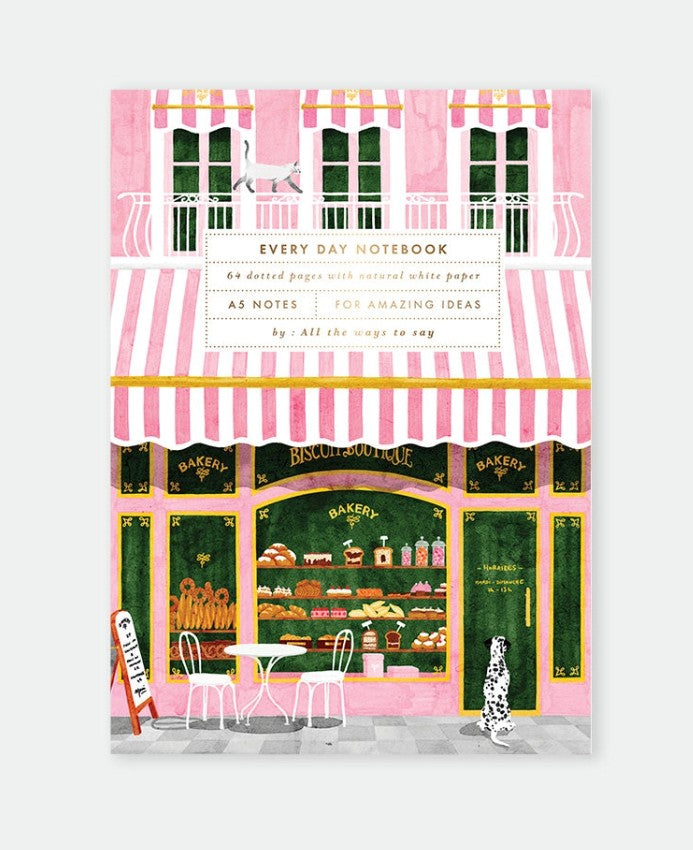 Carnet de notes A5 - Pink Bakery
