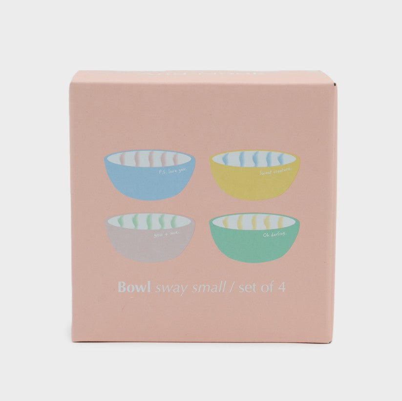 Set de 4 bols - Sway - Small