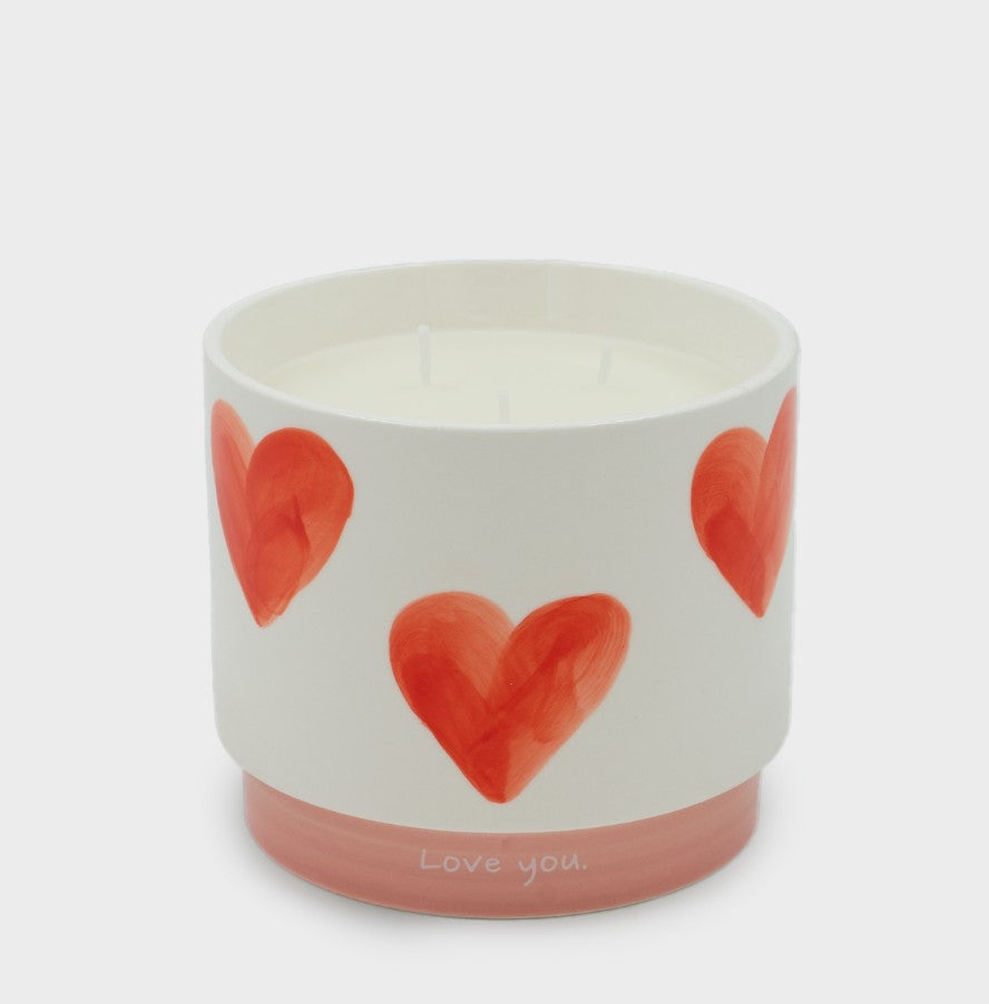 Bougie en céramique - Love You