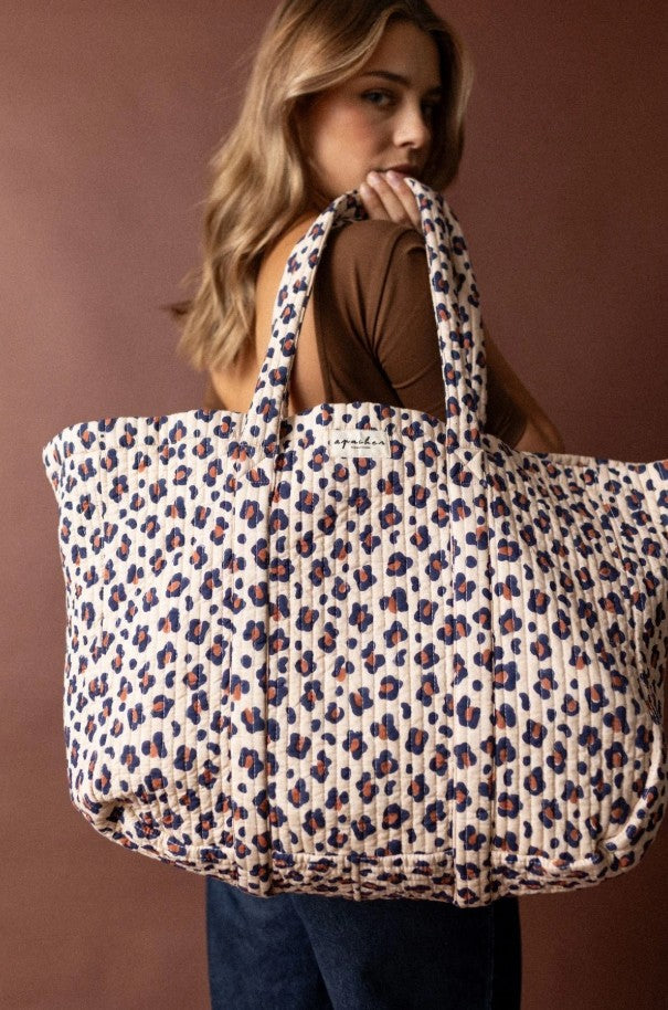 Cabas Samba - Léopard - Rust