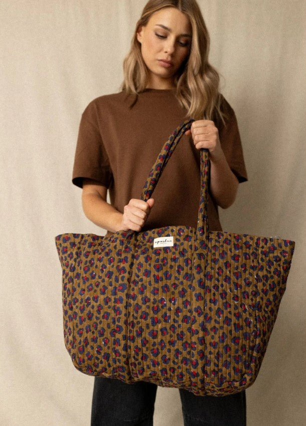 Cabas Samba - Léopard - Fire