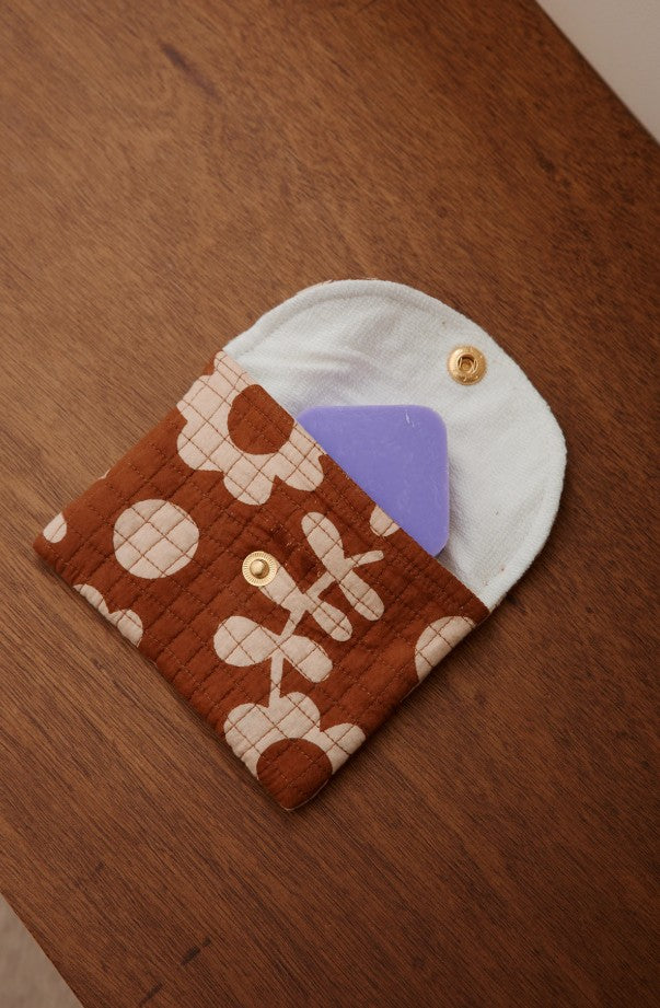 Enveloppe pour savon solide Nitara - Paola - Brown