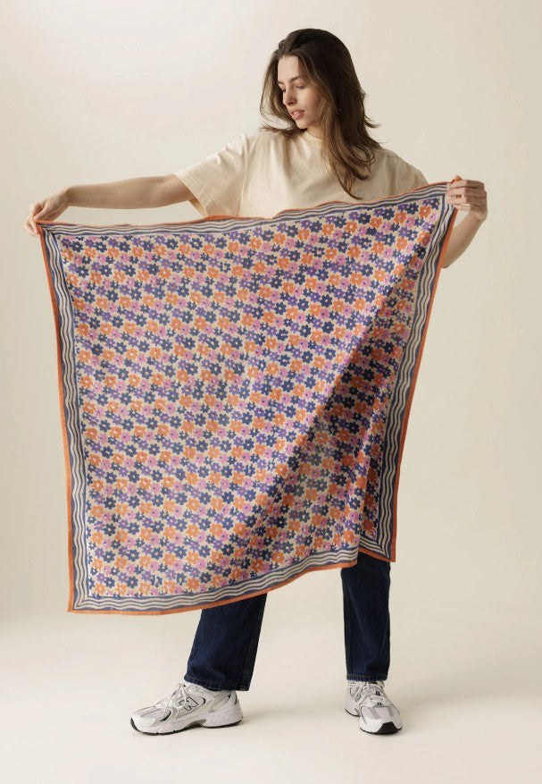 BIG Foulard Latika - Paquerette - Macadamia