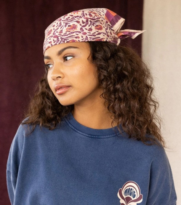 Small Foulard Manika - Cactus - Macadamia