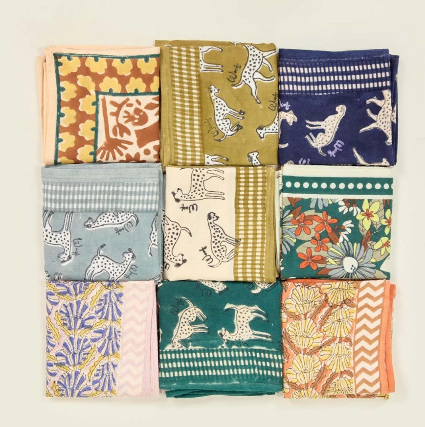 Small Foulard Manika - Garden - Macadamia
