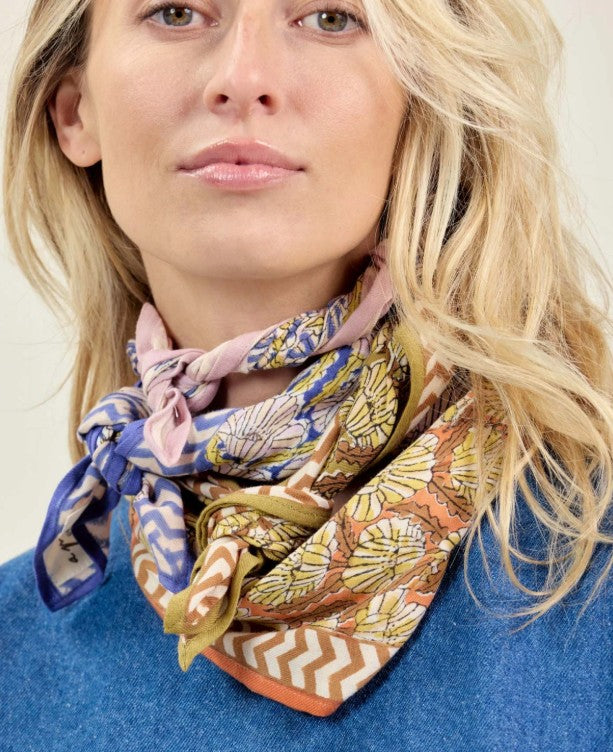 Small Foulard Manika - Molly - Lilas