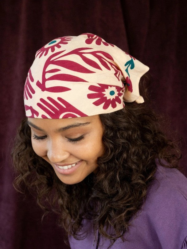 Small Foulard Manika - Rita - Macadamia