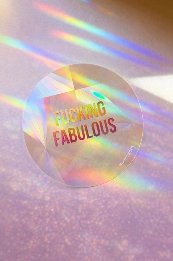 Sticker attrape soleil - Fucking fabulous