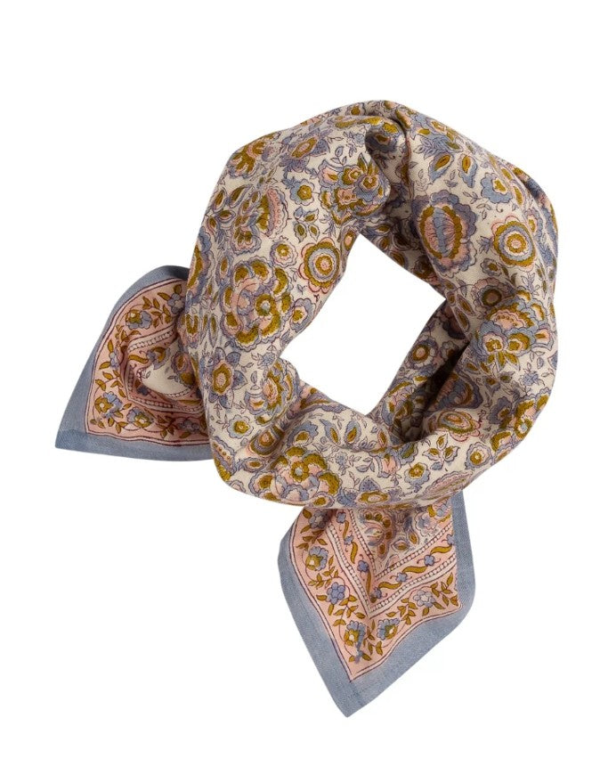 Foulard adulte - Garda - Bleuet