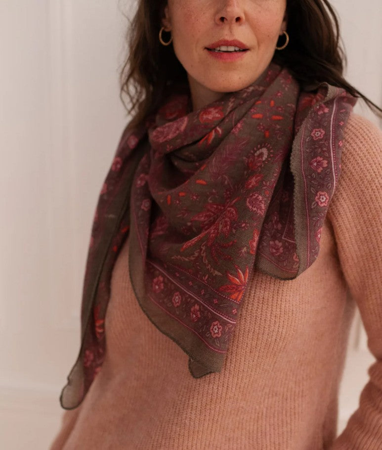 Foulard en laine - Paisley - Laurel