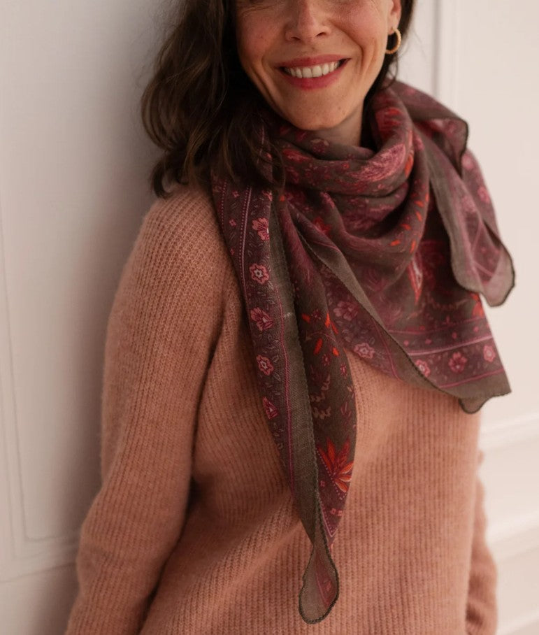 Foulard en laine - Paisley - Laurel