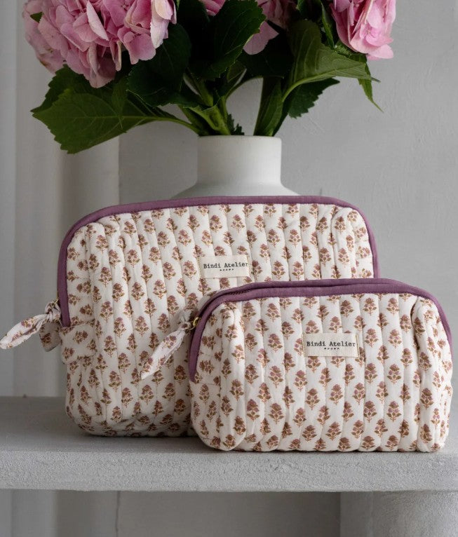 Trousse maquillage - Aarti - Vanille