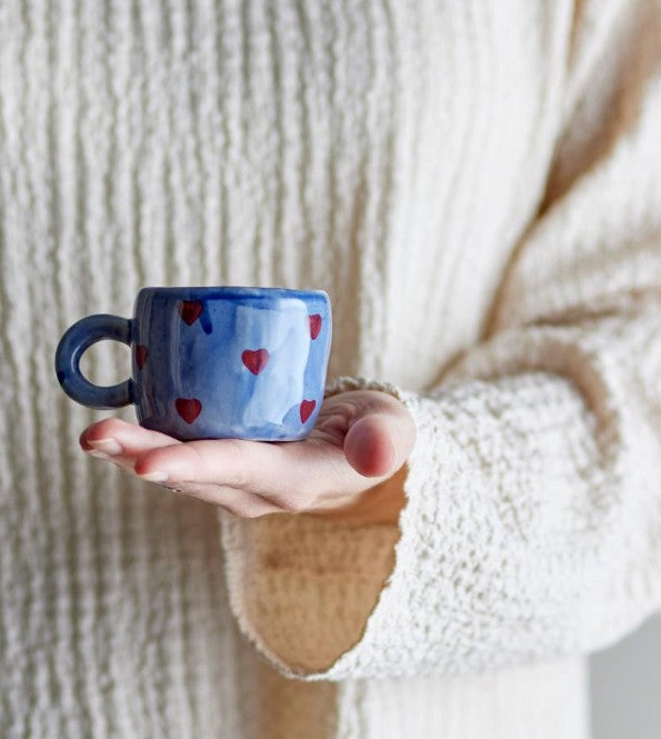 Nini Tasse - Blue - Heart