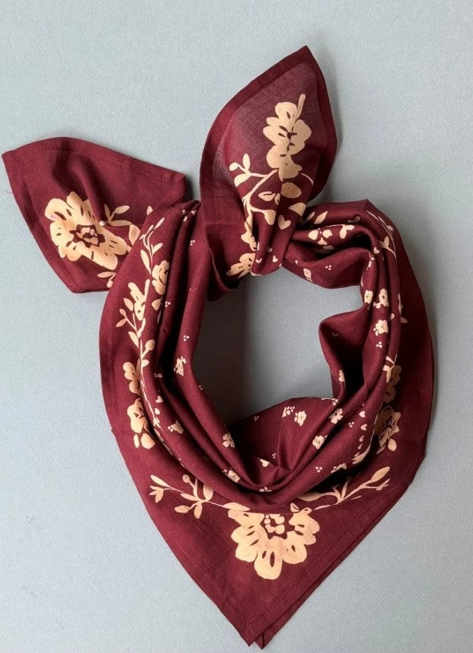 Foulard moyen Antonia - Prune