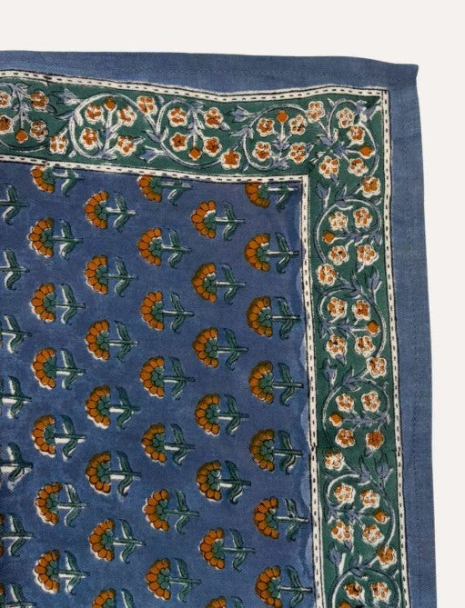 Petit foulard Séléné - Bleu horizon