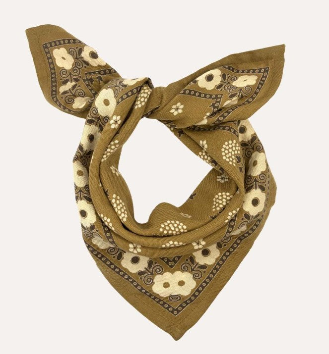 Petit foulard Anastase - Bistre