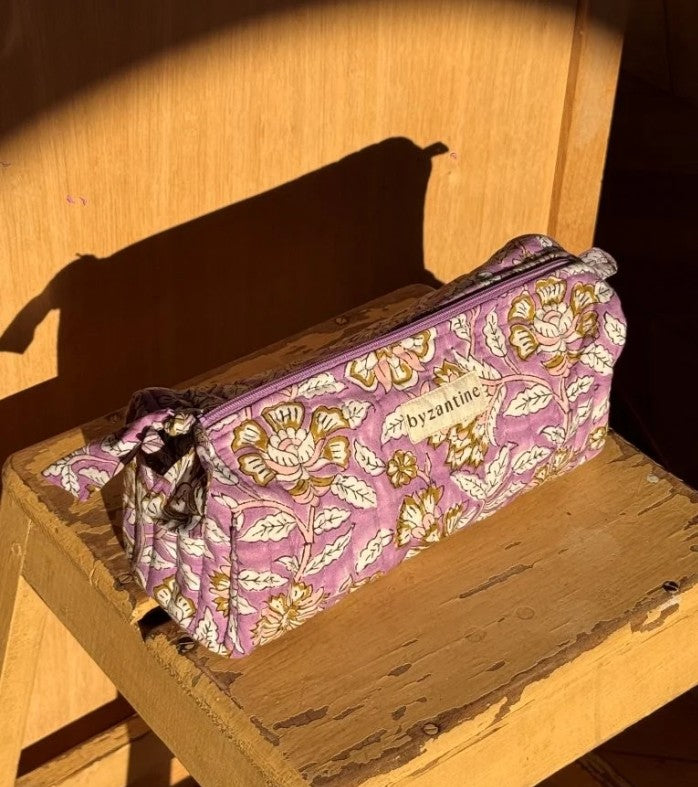 Trousse à crayons - Carthage - Lilas