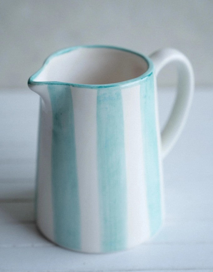 Petit pichet - Rayures bleues - CA420