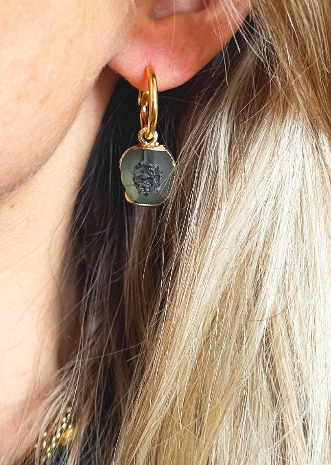 Boucle d'oreille - Aria - Vert