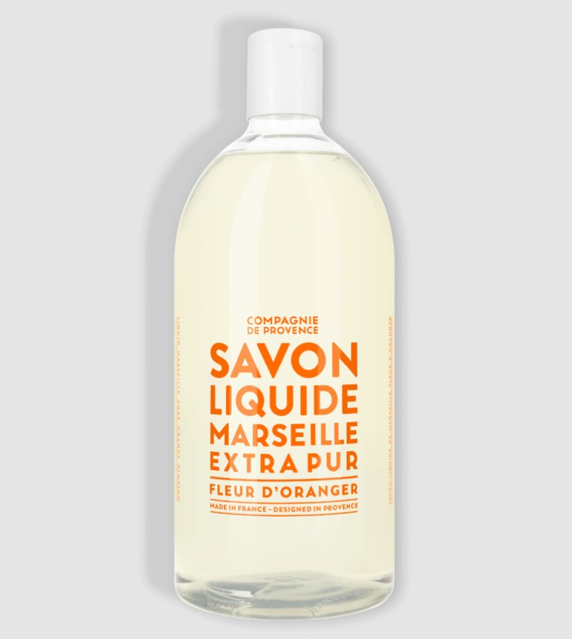 Recharge Savon Liquide de Marseille - Fleur d'oranger- 1L
