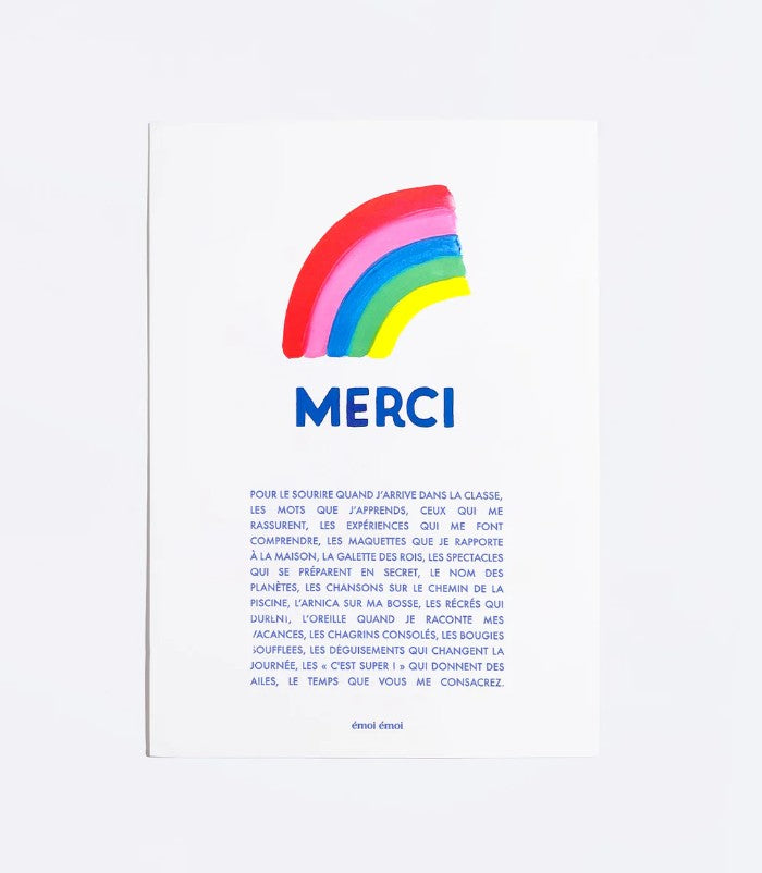 Affiche A3 - Merci arc-en-ciel