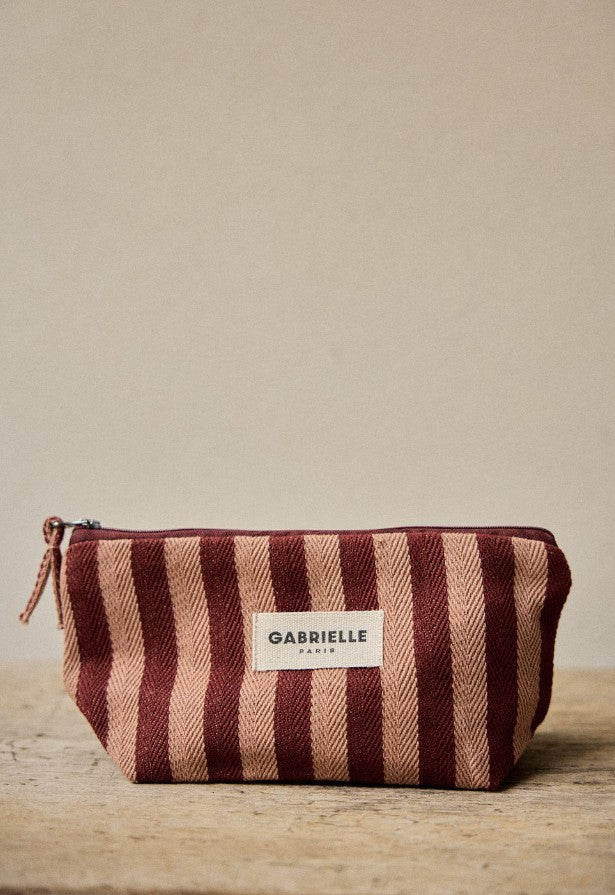Trousse de maquillage - Rayures - Garance