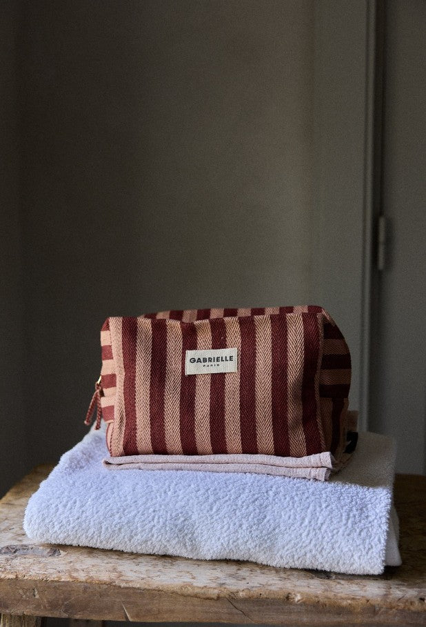 Trousse de toilette - Rayures - Garance