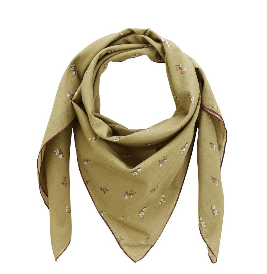 Foulard - Herbier - Olive